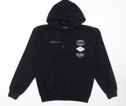 Mens UK Size M Closure LDN Black Pullover Hoodie