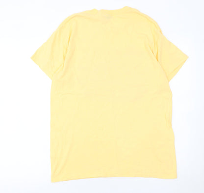 Womens UK Size S PRETTYLITTLETHING Yellow Basic T-Shirt