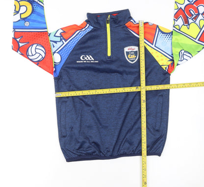 McKeever Boys Blue GAA 1/4 Zip Pullover Sweatshirt 3-4 Years