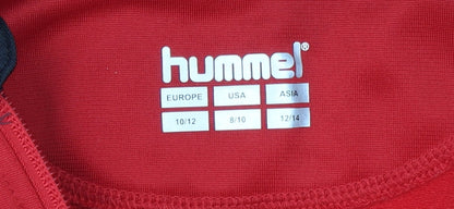 Boys UK Size 12 Years Hummel Red Track Jacket