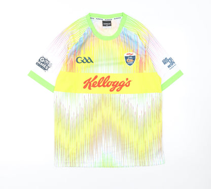 Teens UK Size 5 Slim Masita Multicoloured Football T-Shirt