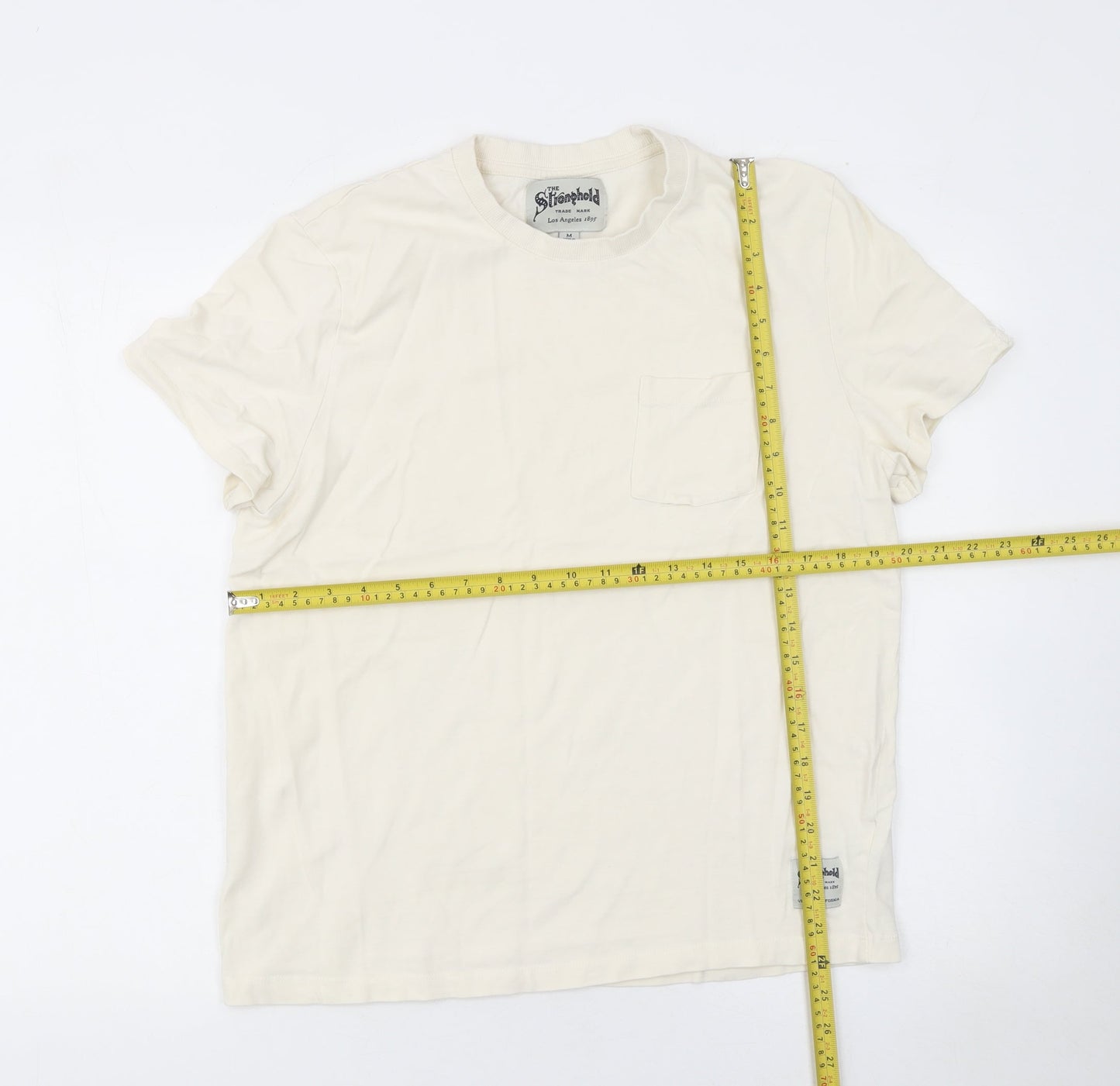 Mens UK Size M The Stronghold Ivory  T-Shirt