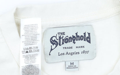 Mens UK Size M The Stronghold Ivory  T-Shirt