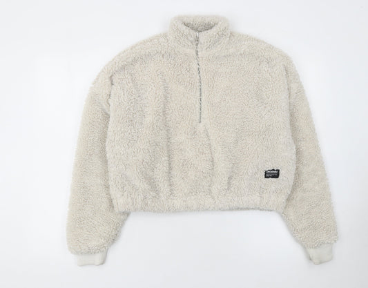 Womens UK Size S Dr Denim Beige Pullover Sweatshirt