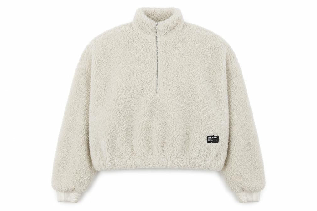 Womens UK Size S Dr Denim Beige Pullover Sweatshirt