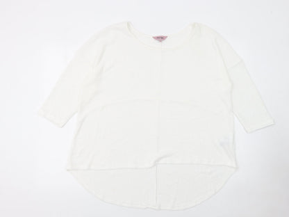 Womens UK Size 16 Phase Eight White Pullover Jumper