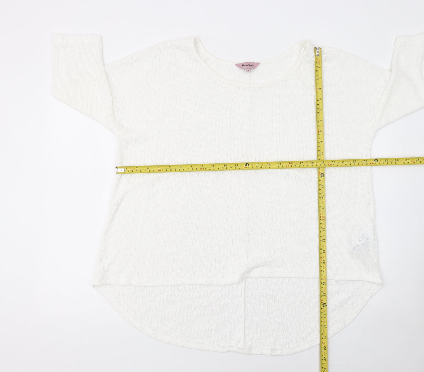 Womens UK Size 16 Phase Eight White Pullover Jumper