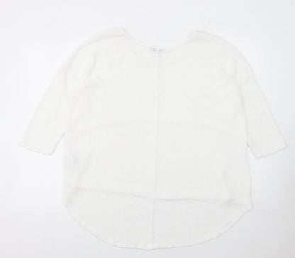 Womens UK Size 16 Phase Eight White Pullover Jumper
