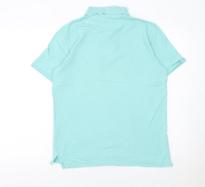 Unisex Adults UK Size 4 Psycho Bunny Blue Basic Polo