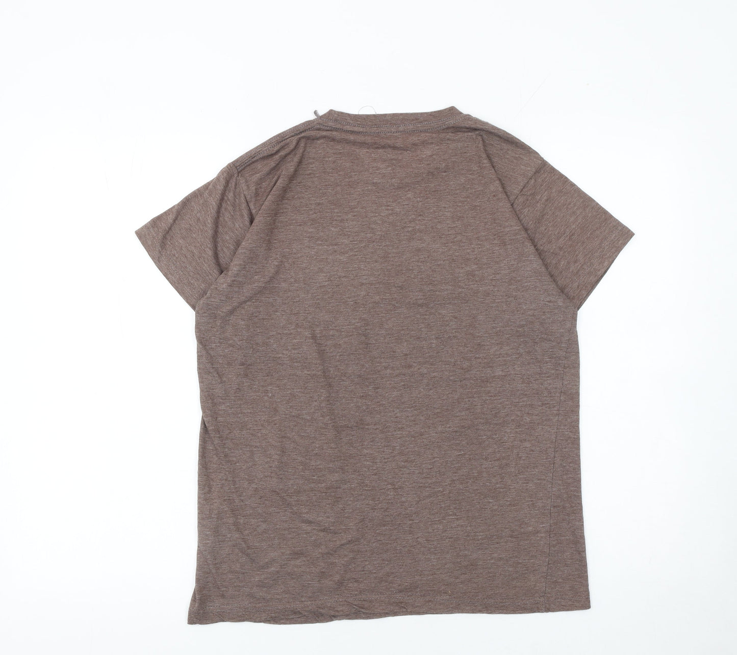 Womens UK Size M Harry Potter Brown Basic T-Shirt