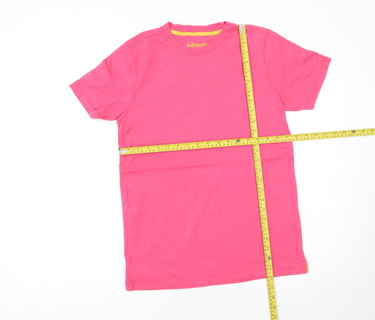 Girls UK Size 13-14 Years Johnnie b Pink Basic T-Shirt