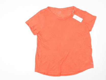 Marks and Spencer Women’s Orange Size 18 Lightweight Active T-Shirt