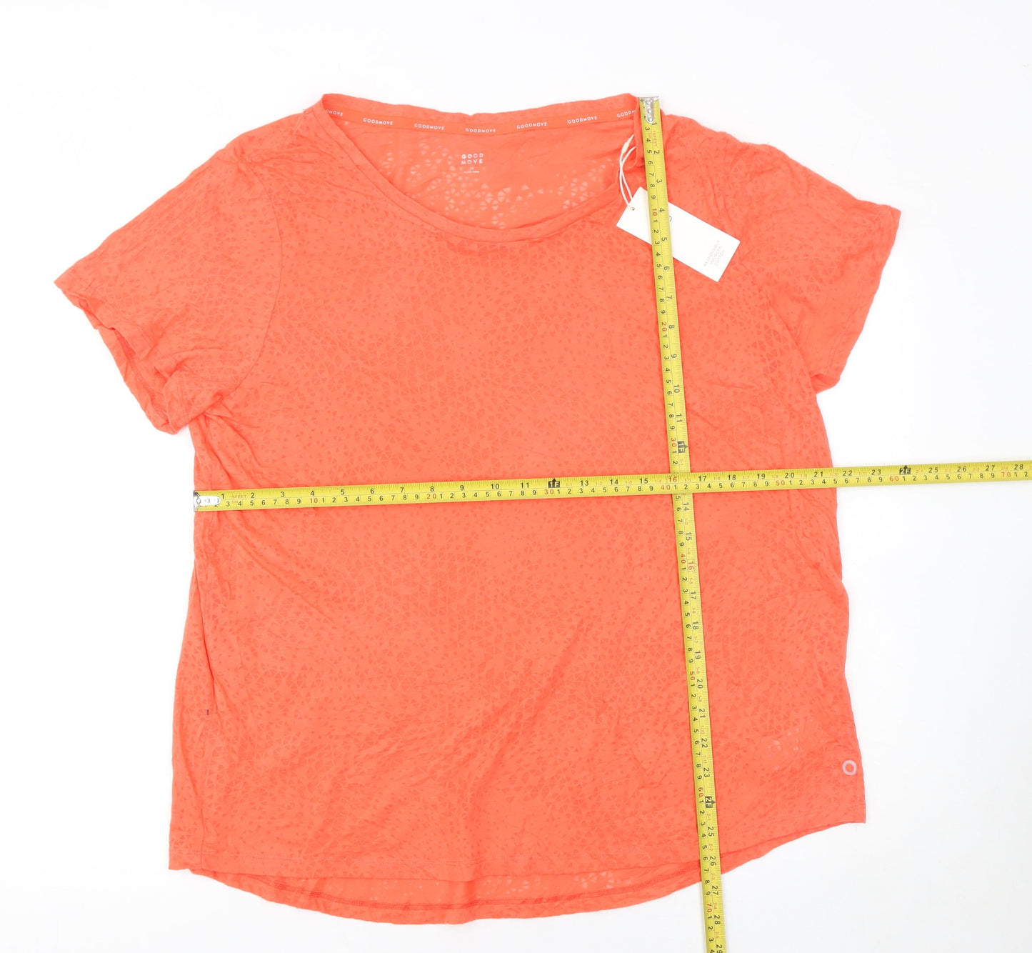Marks and Spencer Women’s Orange Size 18 Lightweight Active T-Shirt
