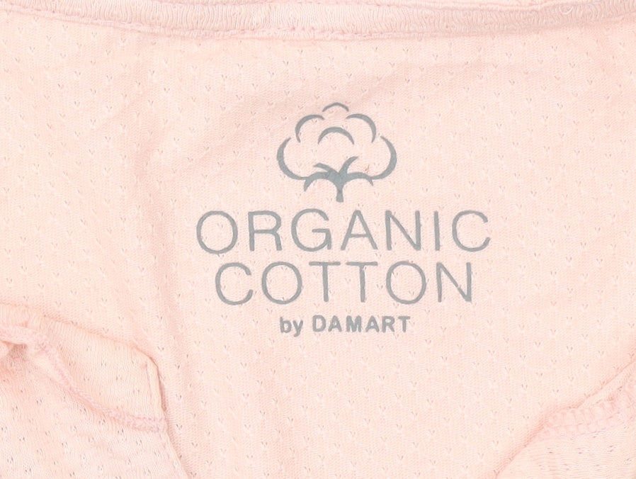 Womens UK Size 18/20 Damart Pink Basic T-Shirt