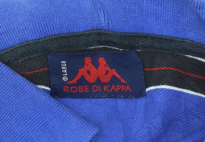 Mens UK Size L Robe di Kappa 100% Cotton Polo Shirt