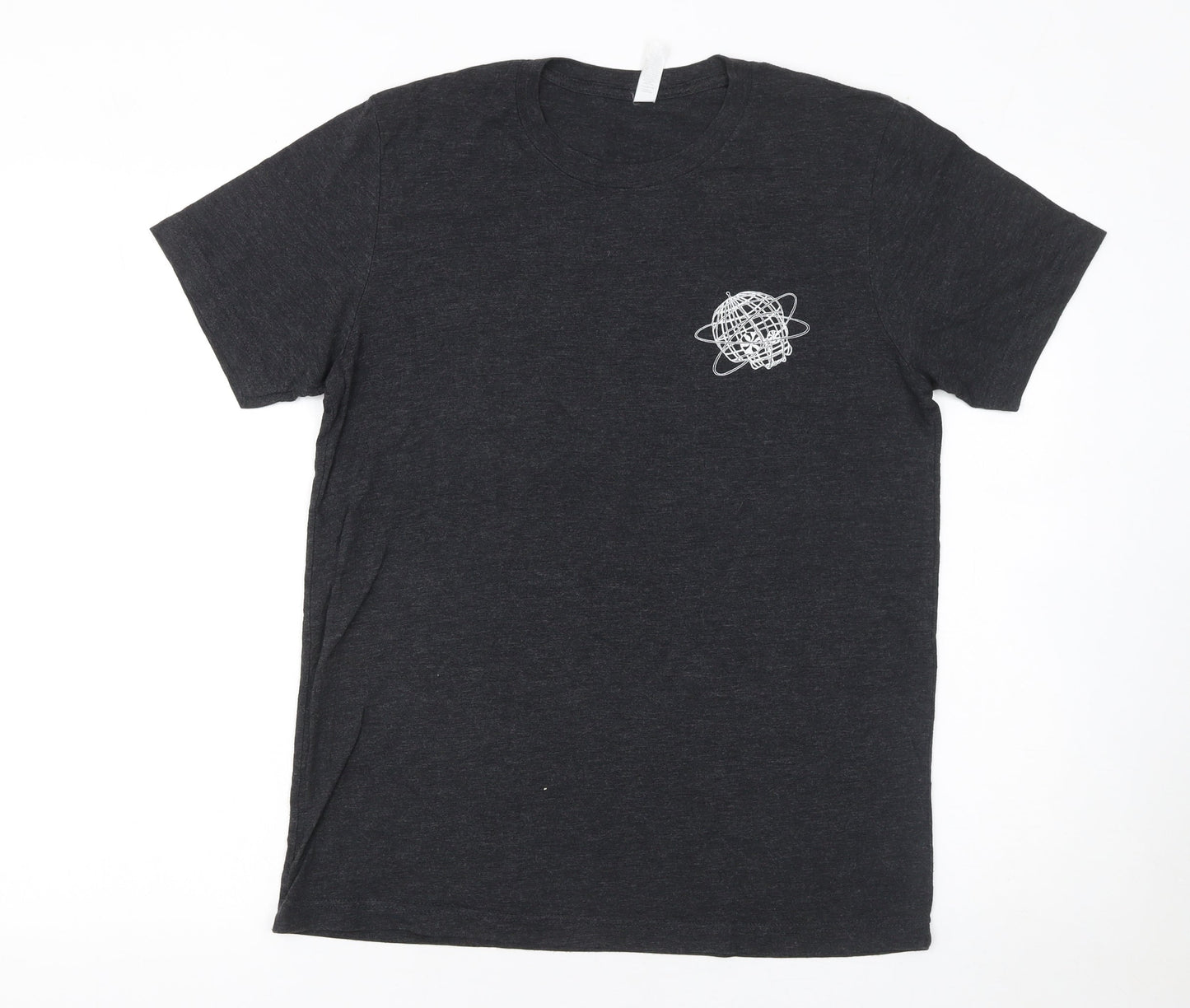 Womens UK Size M Bella+Canvas Black Basic T-Shirt