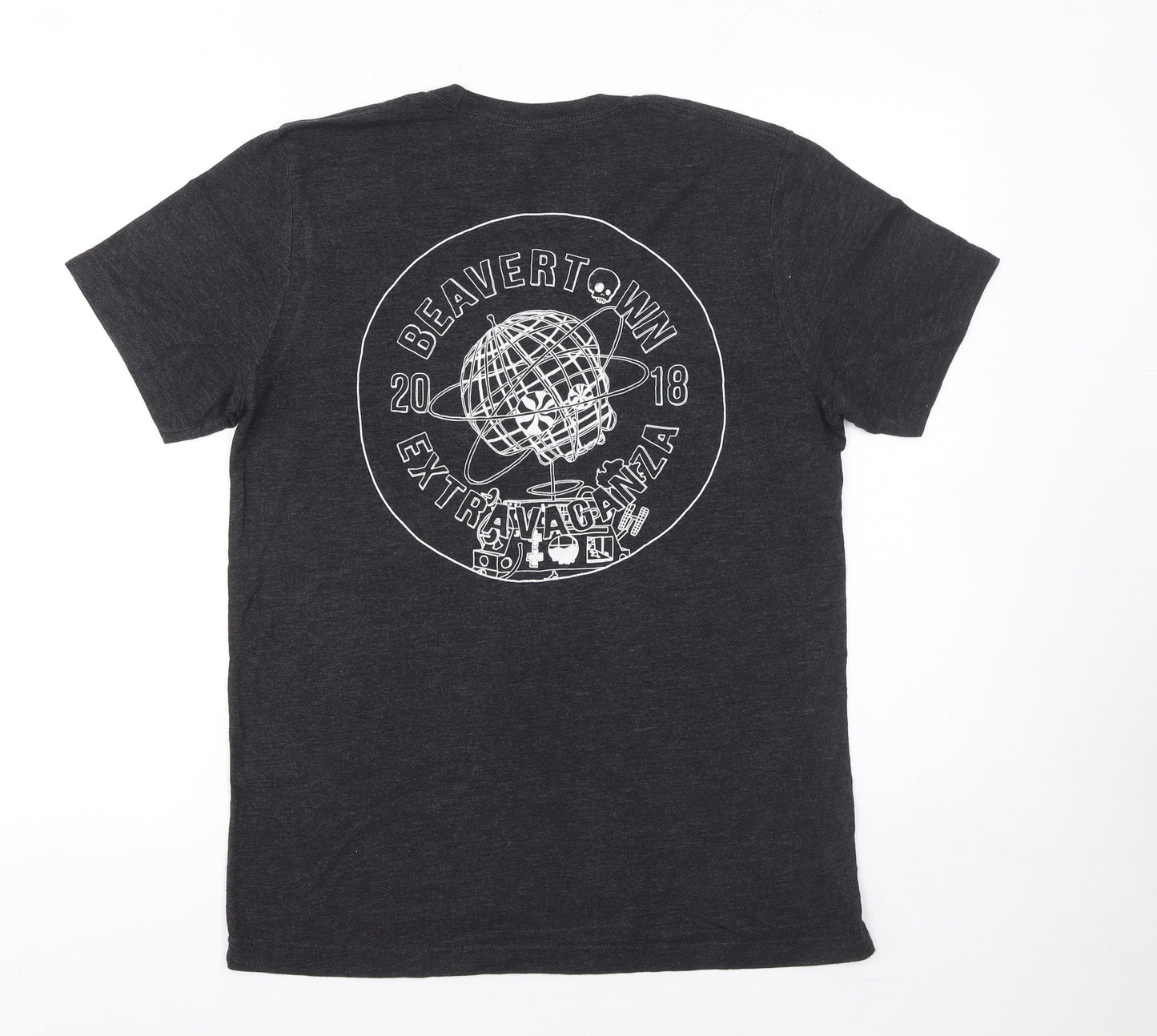Womens UK Size M Bella+Canvas Black Basic T-Shirt