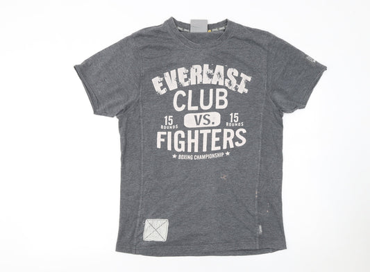 Mens UK Size S Everlast Grey  T-Shirt