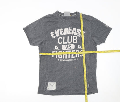 Mens UK Size S Everlast Grey  T-Shirt