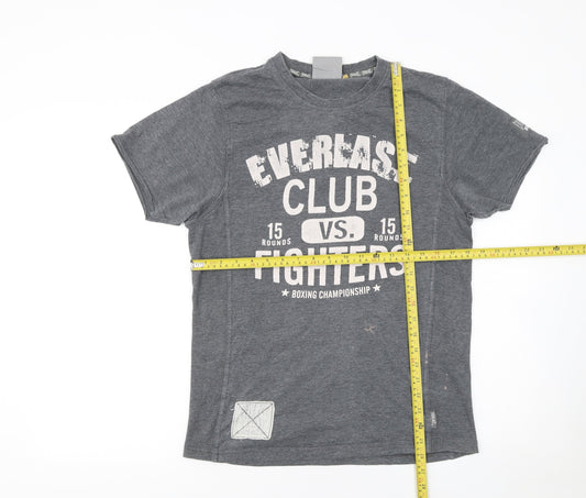 Mens UK Size S Everlast Grey  T-Shirt