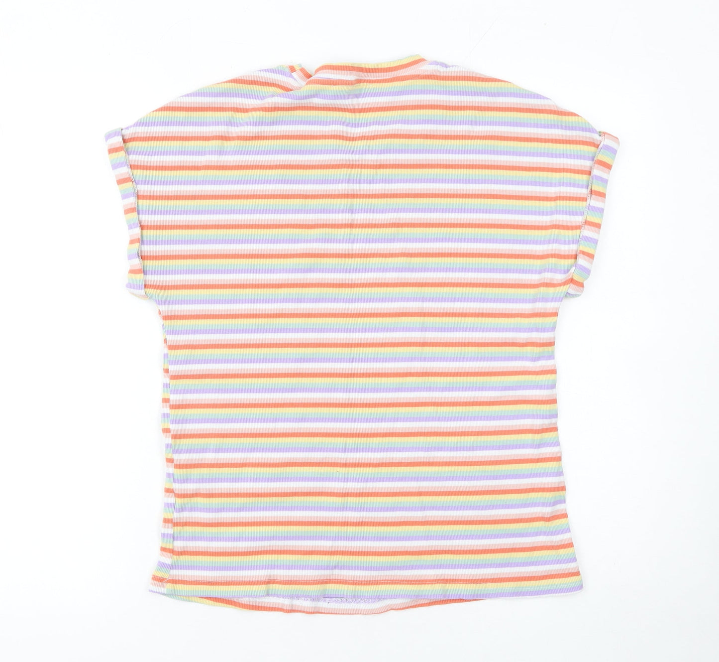 Womens UK Size XL Kelly & Grace Multicoloured Basic T-Shirt
