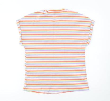 Womens UK Size XL Kelly & Grace Multicoloured Basic T-Shirt