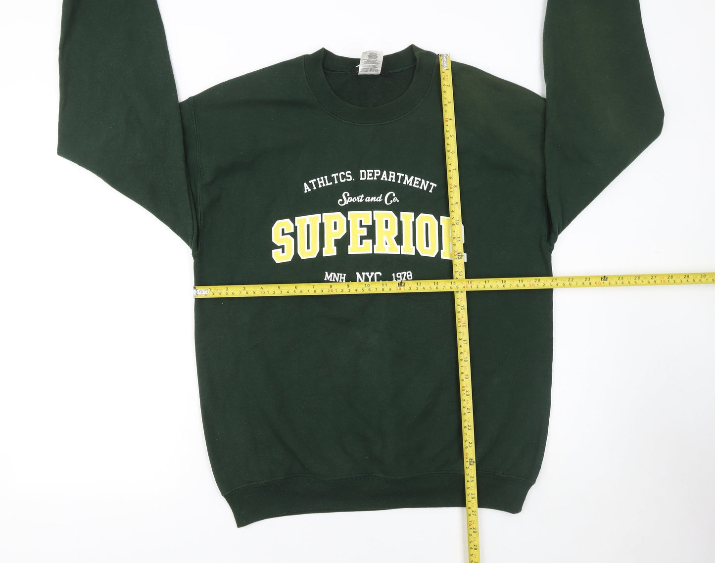 Womens UK Size M Missguided Green Pullover Sweatshirt