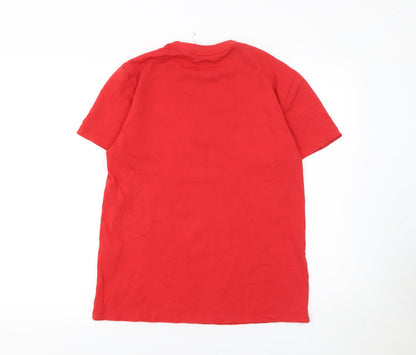 Mens UK Size S NBA Red  T-Shirt