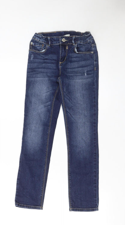 Girls UK Size 8 Years Zara Regular Fit Skinny Jeans