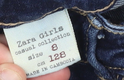 Girls UK Size 8 Years Zara Regular Fit Skinny Jeans