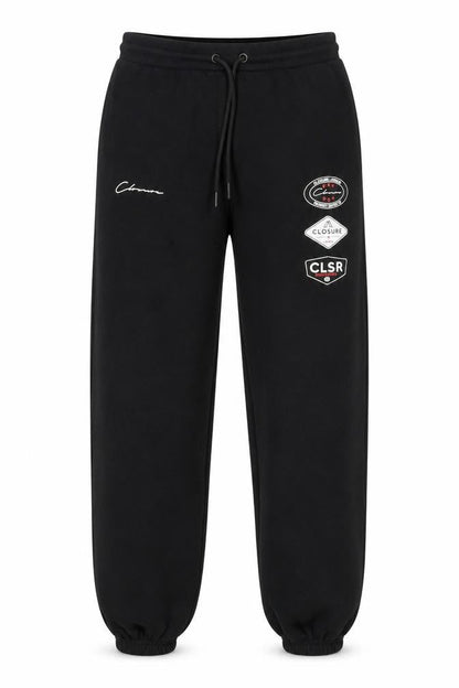 Mens UK Size M Closure LDN Regular Fit Sweatpants Black Trousers