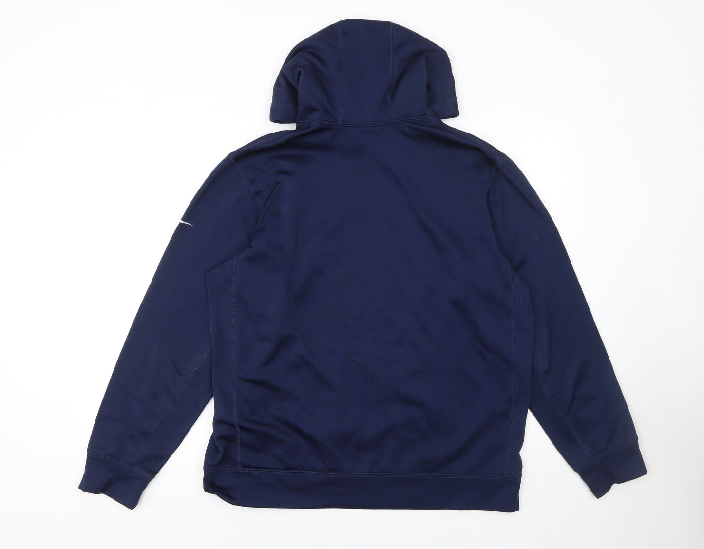 Mens UK Size L Nike Blue Pullover Hoodie