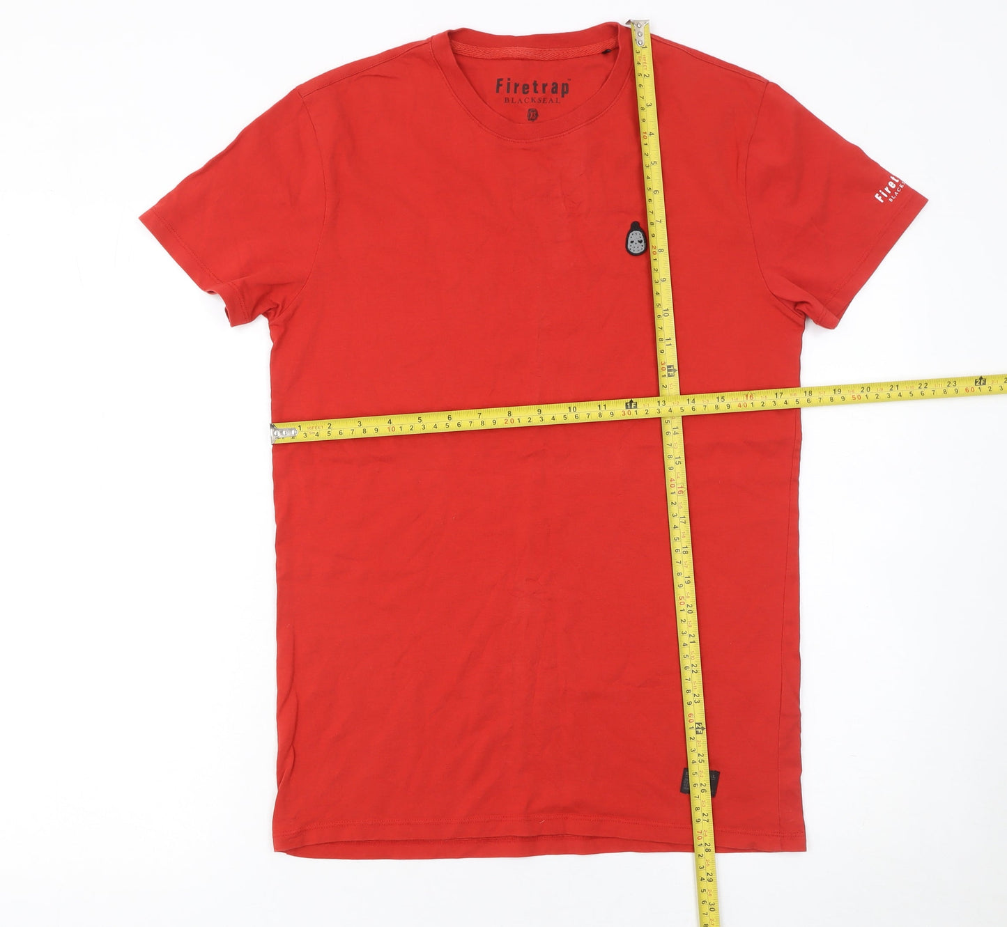 Mens UK Size XS Firetrap Red  T-Shirt