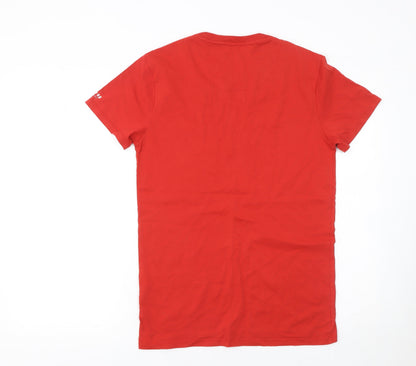 Mens UK Size XS Firetrap Red  T-Shirt