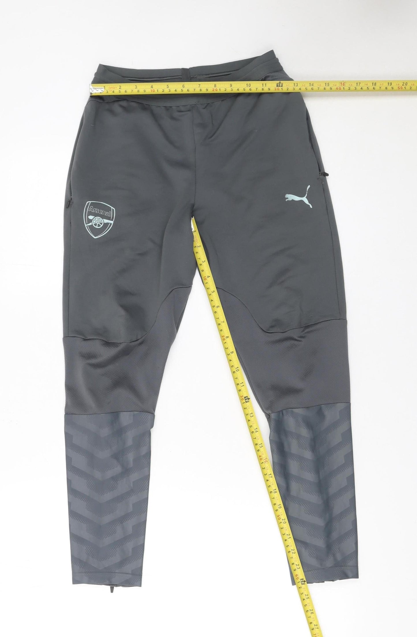 Boys UK Size 11-12 Years PUMA Slim Fit Jogger Grey Trousers