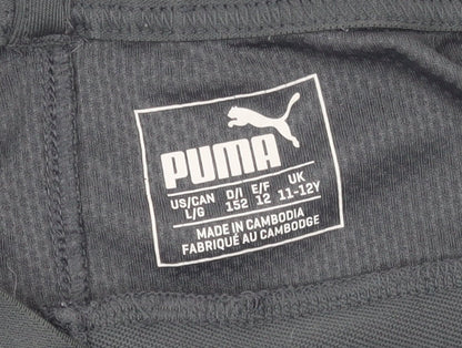 Boys UK Size 11-12 Years PUMA Slim Fit Jogger Grey Trousers