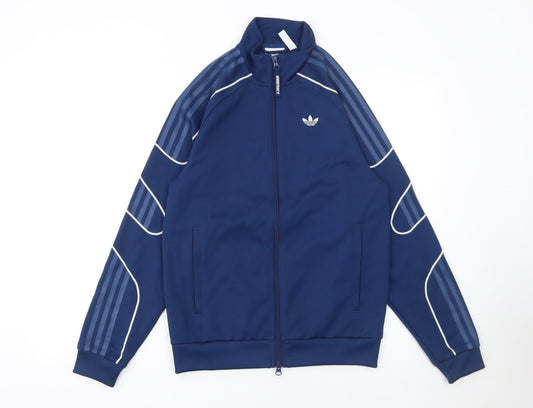 Mens UK Size XS adidas Blue Gym & TrainingRunning & JoggingCyclingWalking Jacket