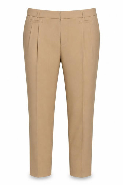 Mens UK Size 16 Dunnes Regular Fit Business Formal Workwear Beige Trousers