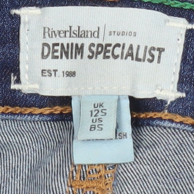 Mens UK Size 12S River Island Slim Fit Skinny Blue Jeans