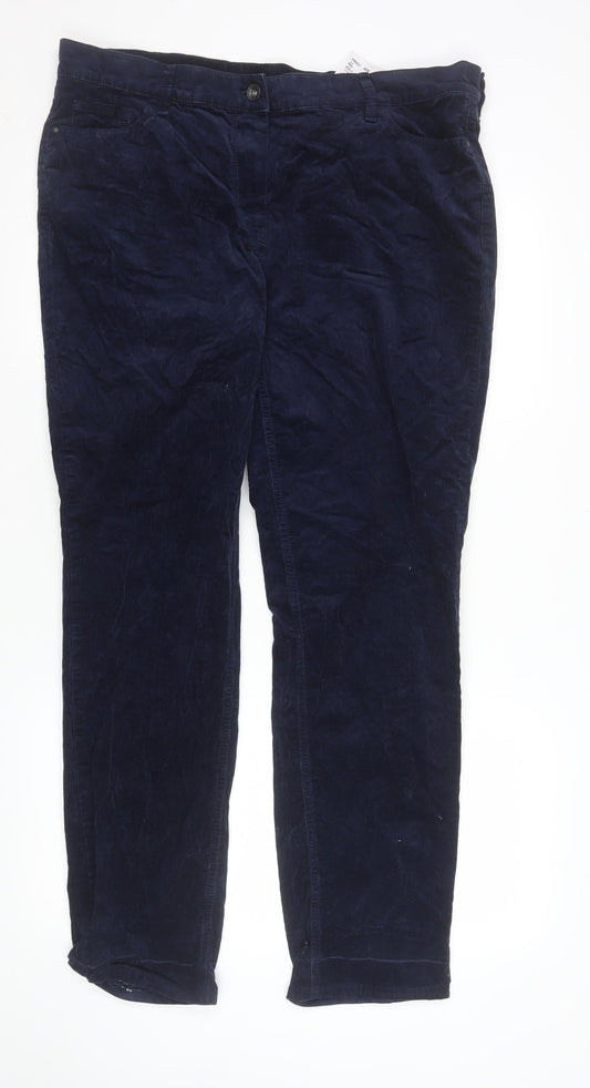 Mens UK Size 36 Atelier Gardeur Regular Fit Chino Blue Trousers