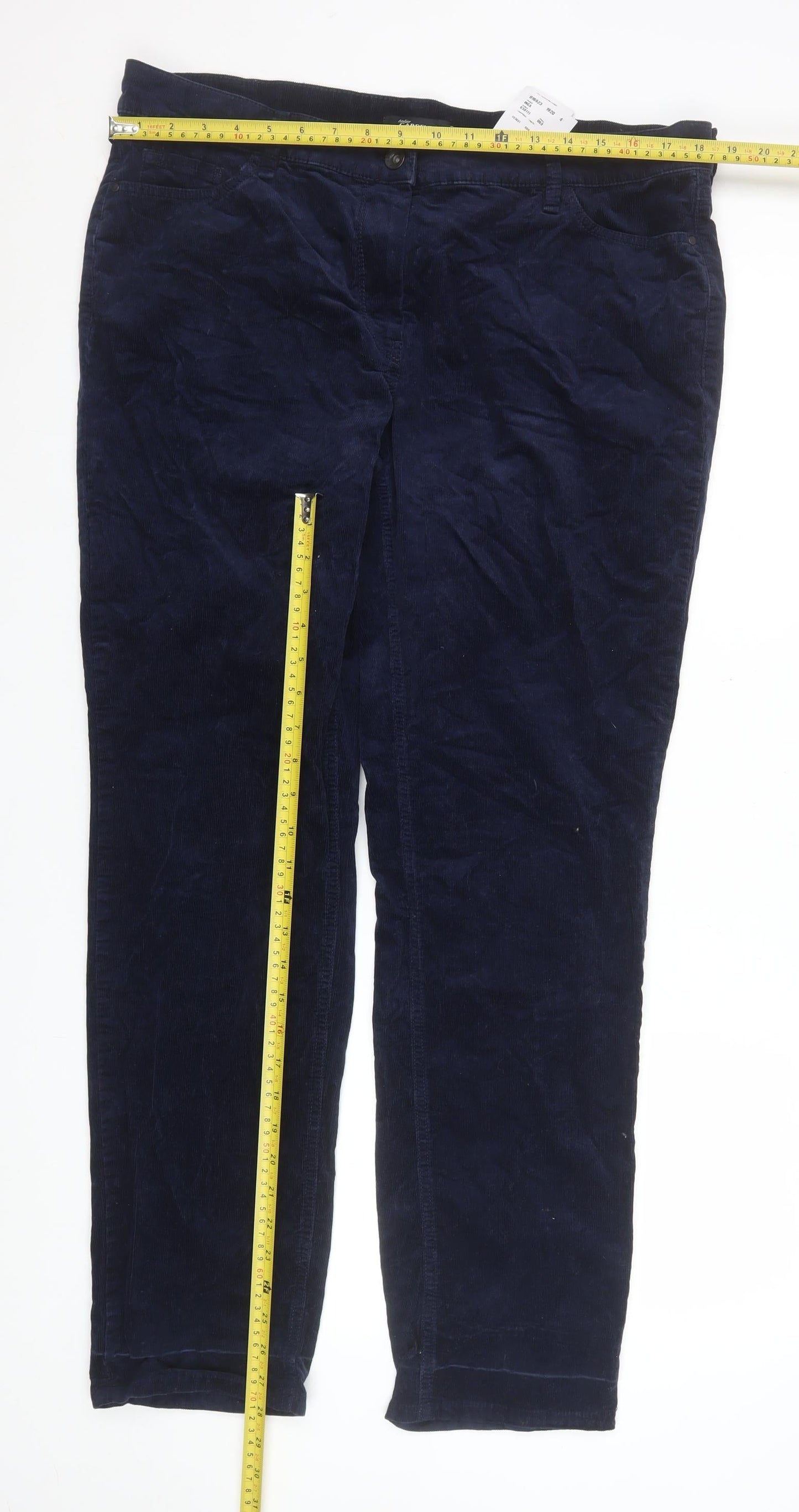 Mens UK Size 36 Atelier Gardeur Regular Fit Chino Blue Trousers
