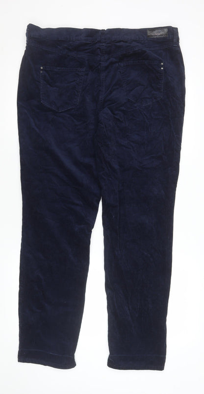 Mens UK Size 36 Atelier Gardeur Regular Fit Chino Blue Trousers