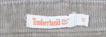 Timberland Women's Beige Corduroy Knee Length Skirt Size 12