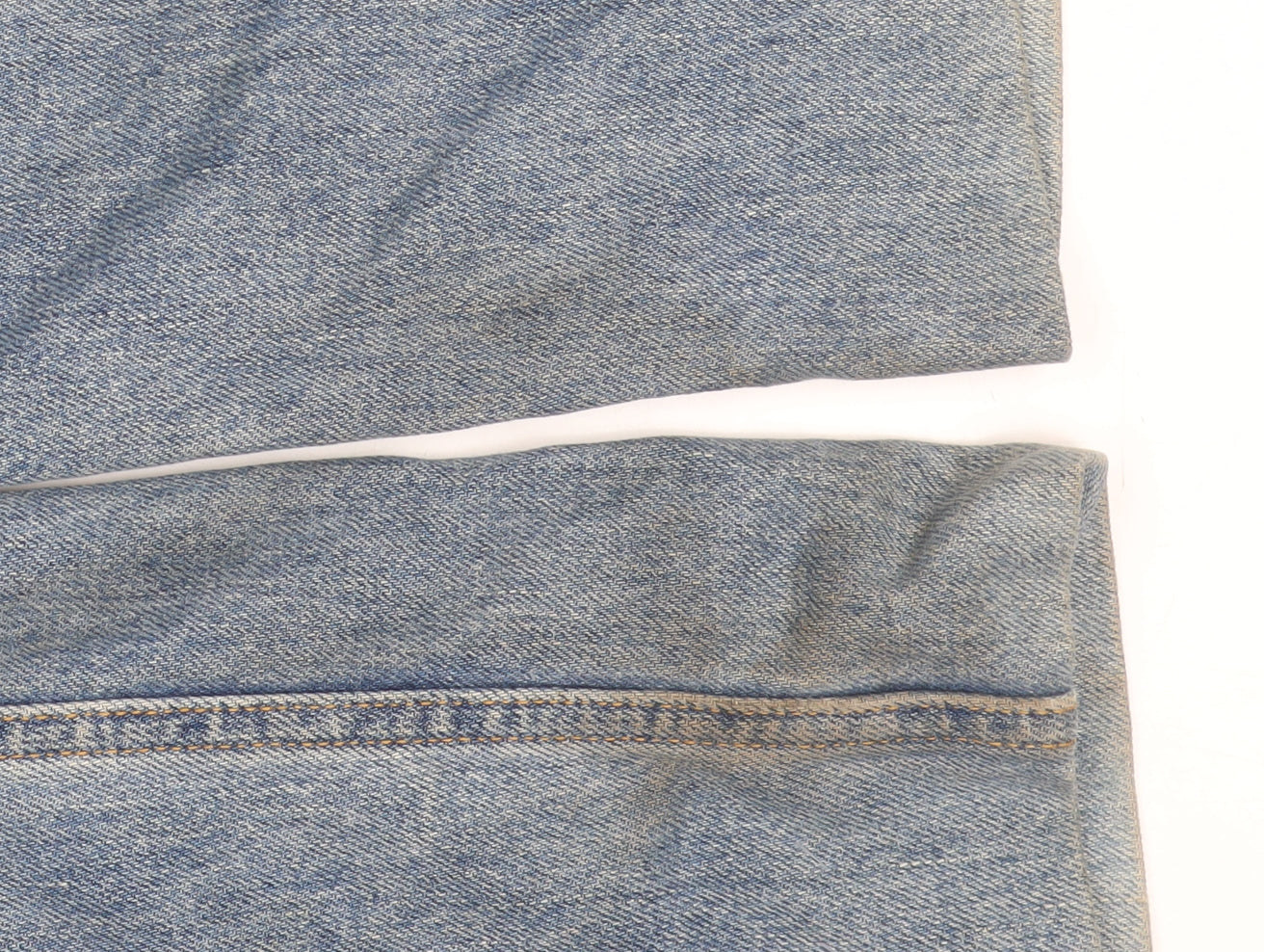 Mens UK Size L Levi's Regular Fit Straight Blue Jeans