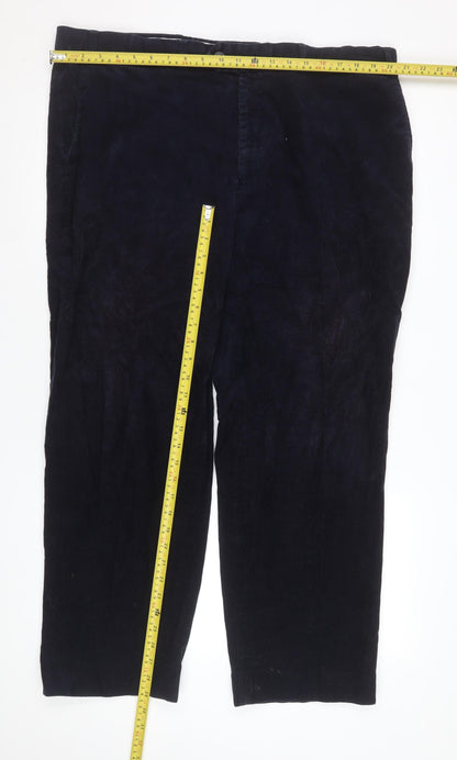 James Pringle Men's Blue Corduroy Trousers 42W 29L Regular Fit