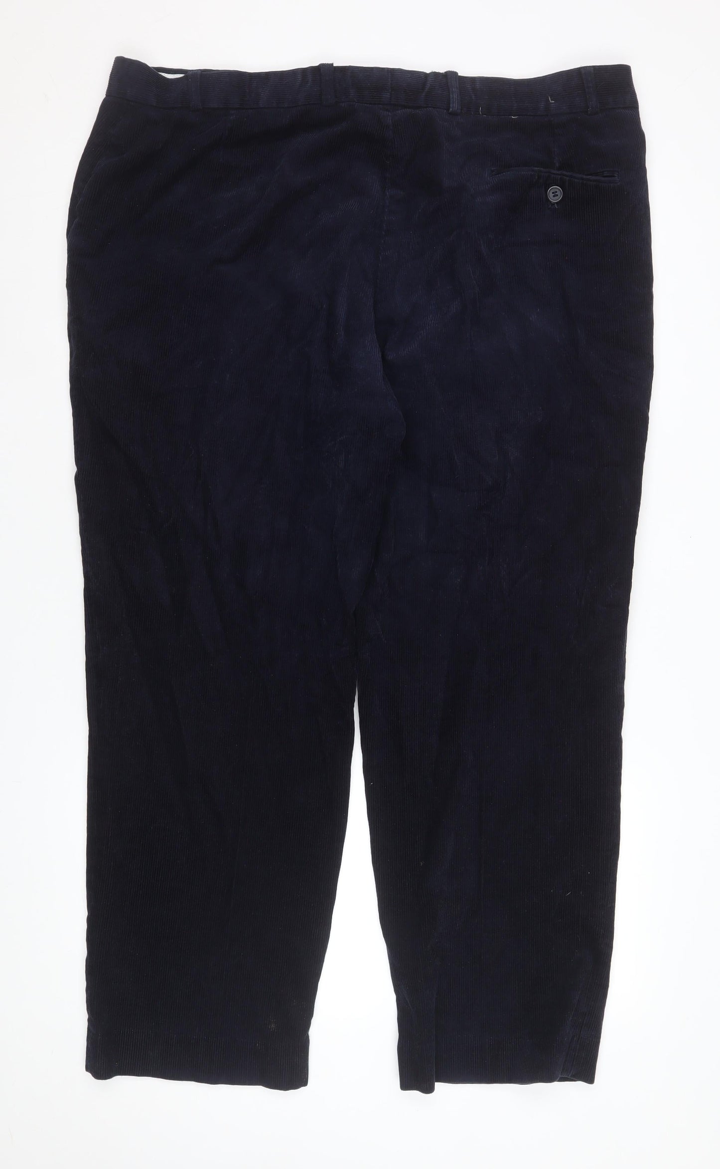 James Pringle Men's Blue Corduroy Trousers 42W 29L Regular Fit