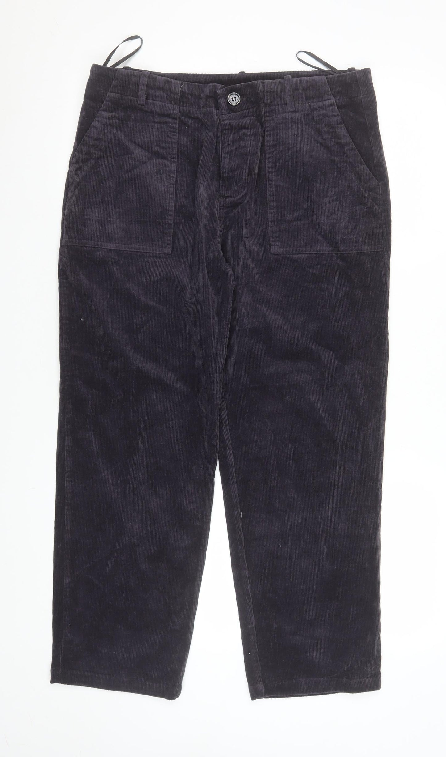 Womens UK Size 16 Rupert & Buckley Regular Fit Chino Black Trousers