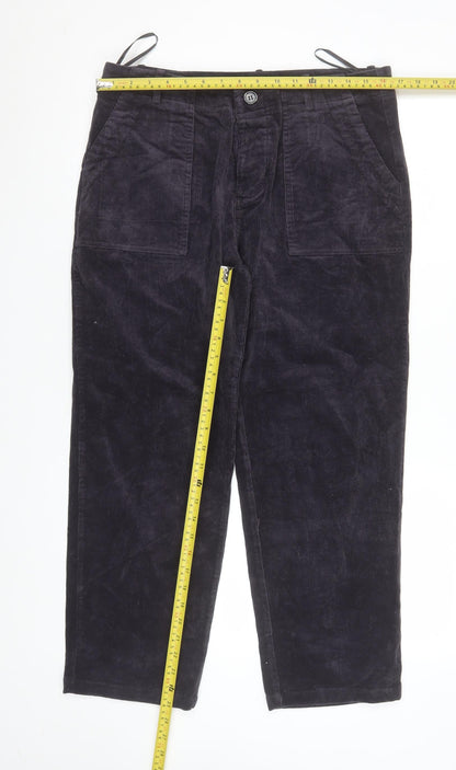 Womens UK Size 16 Rupert & Buckley Regular Fit Chino Black Trousers