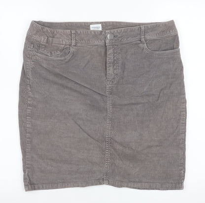 Womens UK Size 14 La Redoute Straight & Pencil Corduroy Skirt
