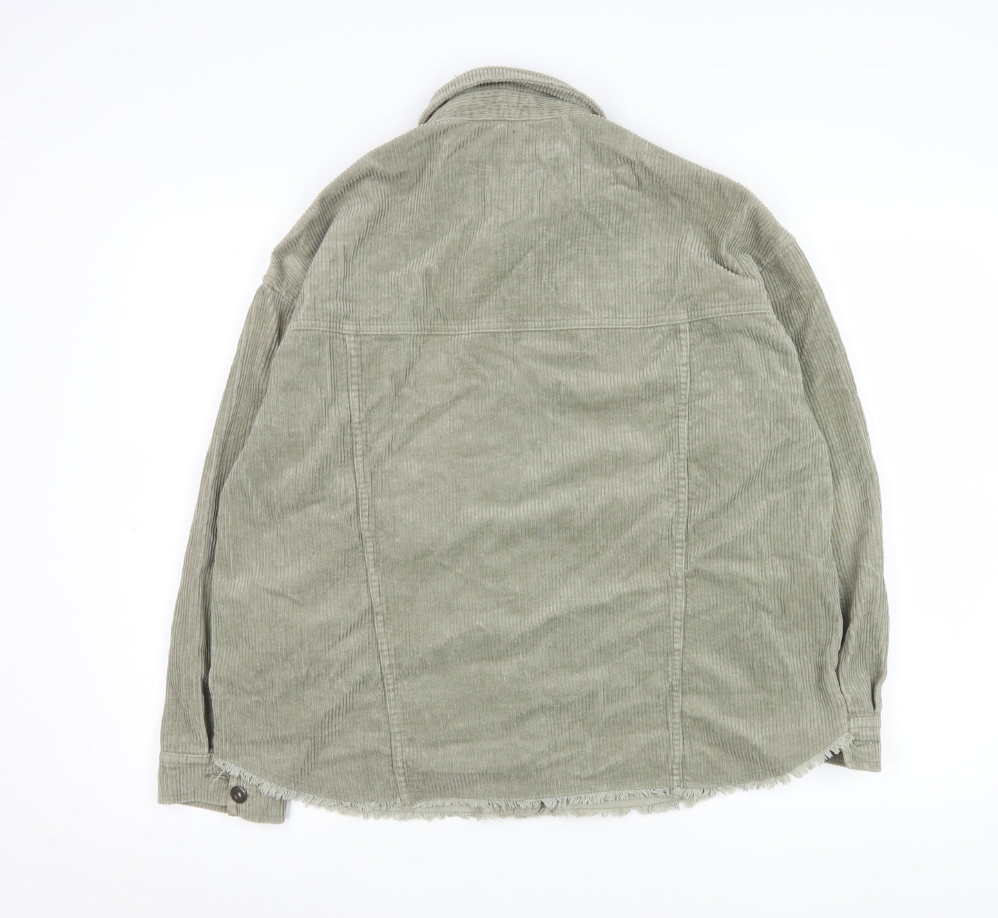 Womens UK Size XS Zara Green Basic Jacket